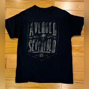 AVENGED SEVENFOLD TEE SHIRT—MENS SIZE SMALL—GOOD CONDITION/ No holes or stains